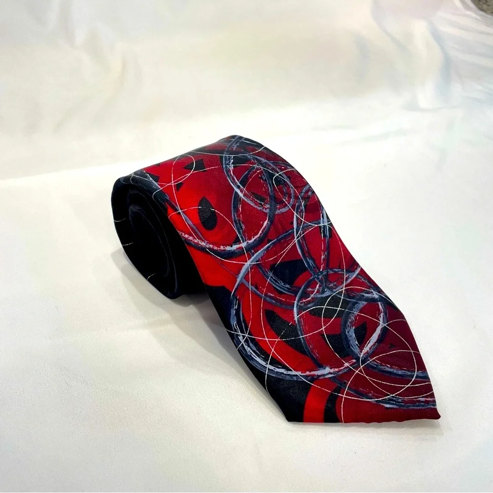 J. Garcia “Happy Birthday” Silk Tie Collection Fifty-Six‎ Retro Unique Colorful